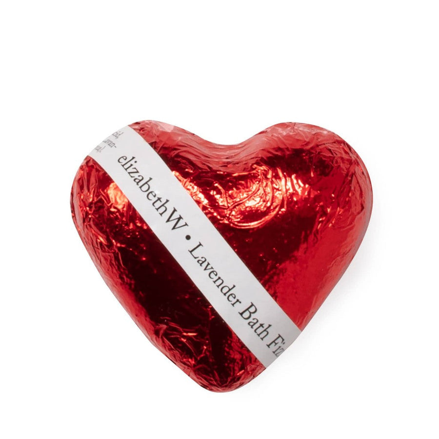 Lavender Fizzy Bath Heart
