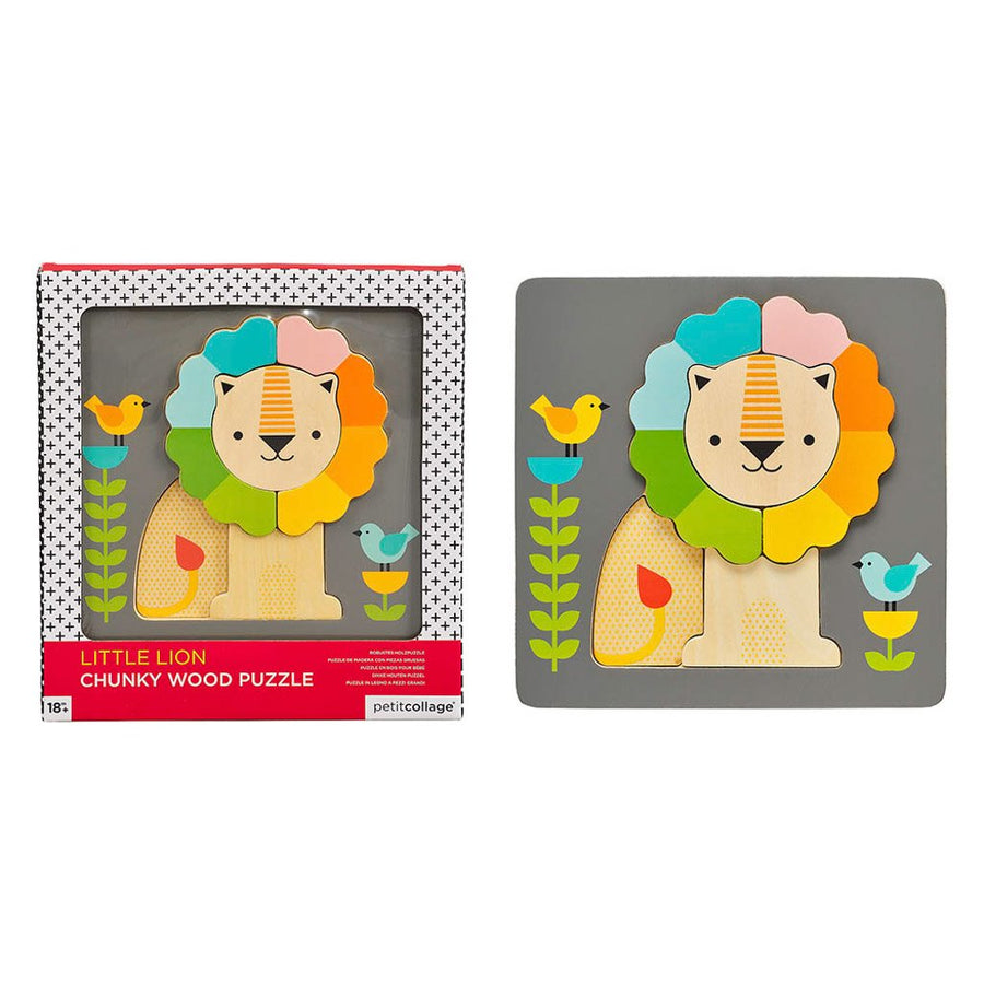 Chunky Wooden Puzzle - Little Lion
