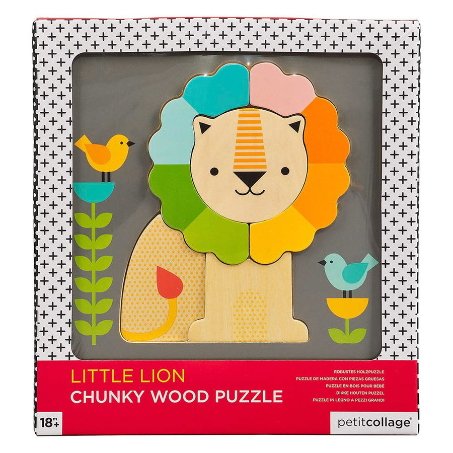 Chunky Wooden Puzzle - Little Lion