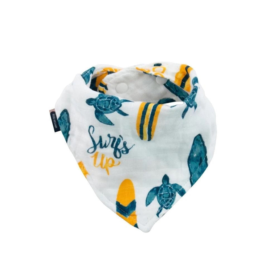 Oh So Soft Muslin Bandana Bib - Surf