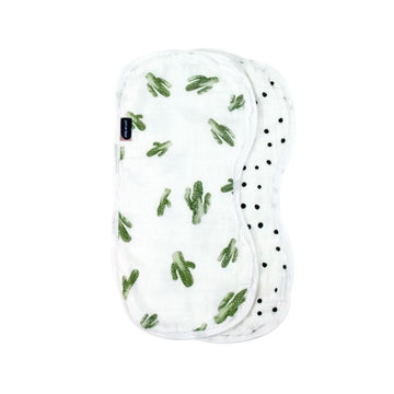 Oh So Soft Muslin Burp Cloths - Saguaro + Dottie