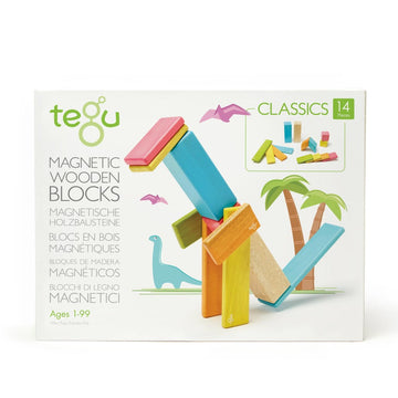 Magnetic Wooden Blocks 14pc Set