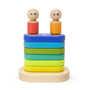 Magnetic Wooden Floating Stacker