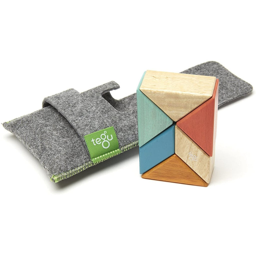 Magnetic Wooden Pocket Pouch Prism