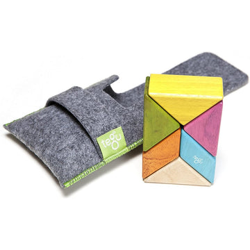 Magnetic Wooden Pocket Pouch Prism
