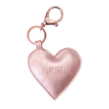 Mama Heart Charm Keychain/Luggage Charm