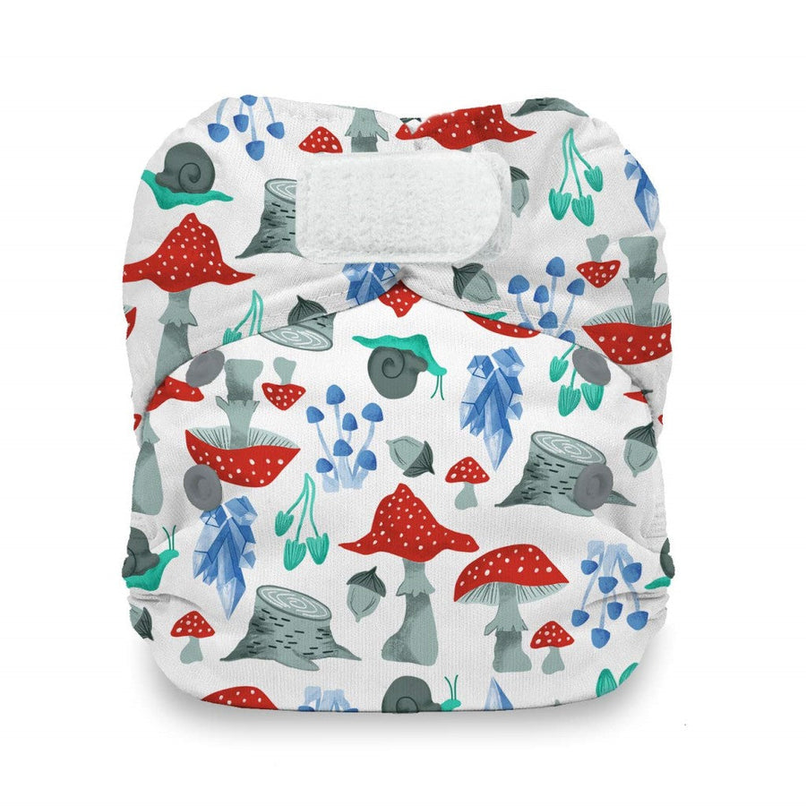 Natural All In One Hook & Loop Cloth Diaper