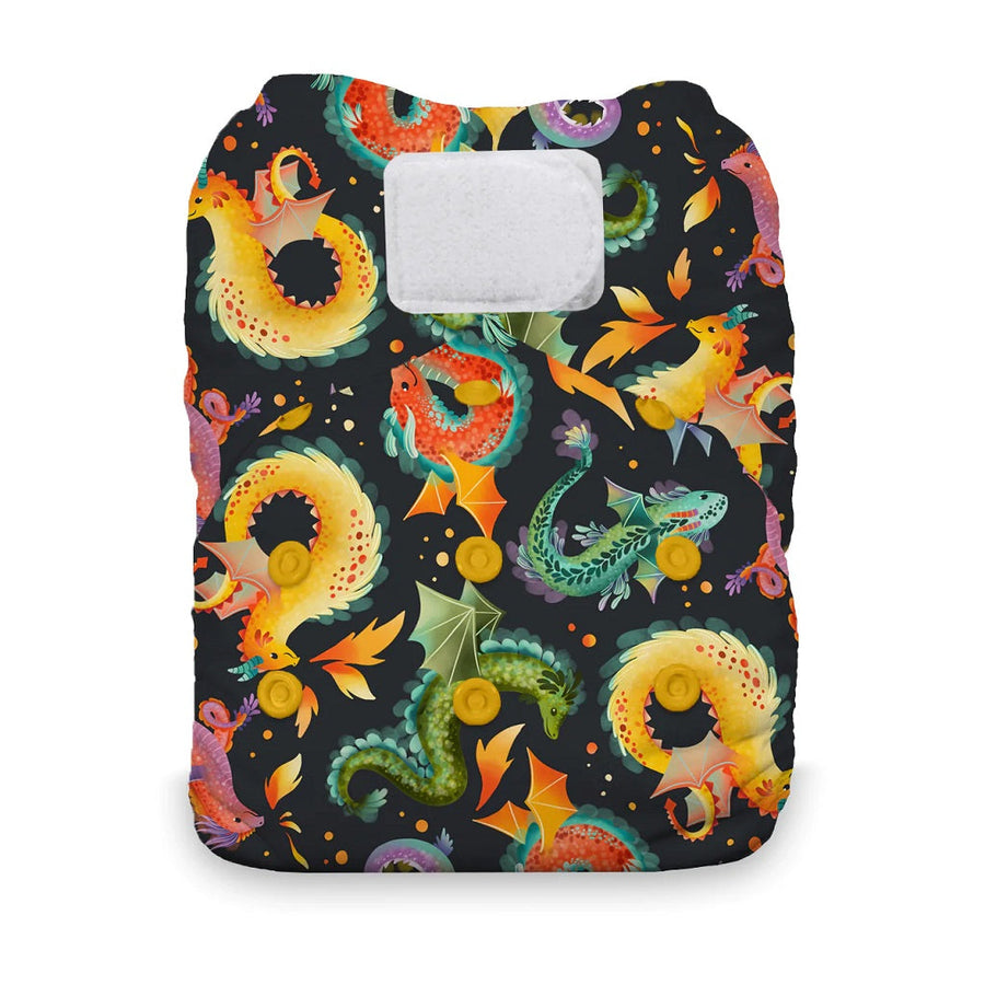 Natural All In One Hook & Loop Cloth Diaper