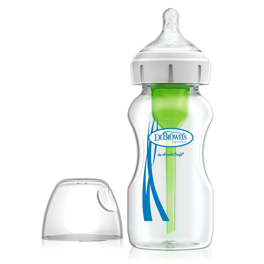 Options+ Wide Neck Glass Bottle