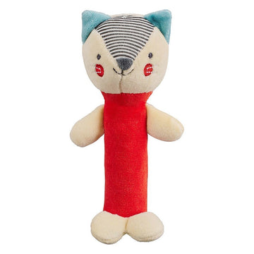 Organic Baby Squeaker Toy - Fox