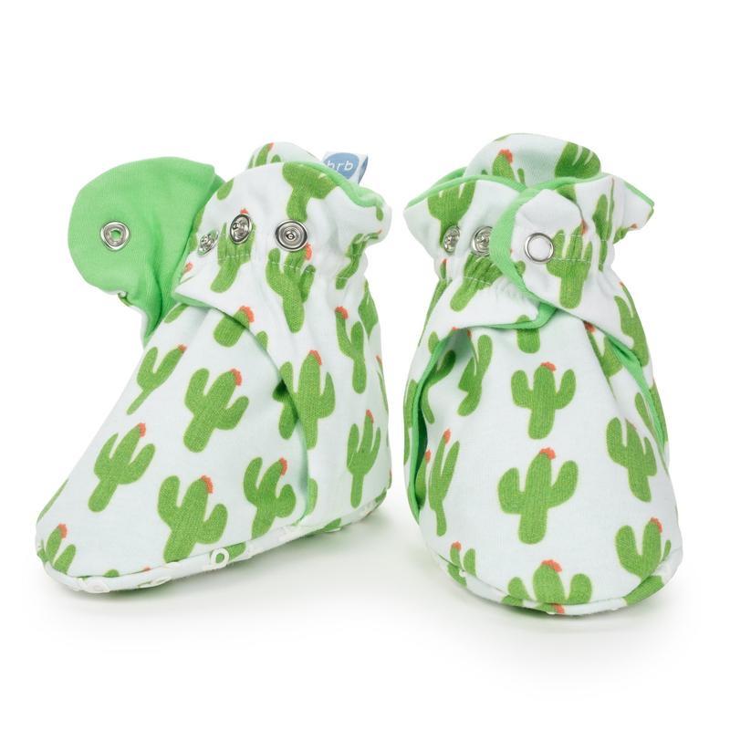 Organic Cotton Baby Booties  - Cactus