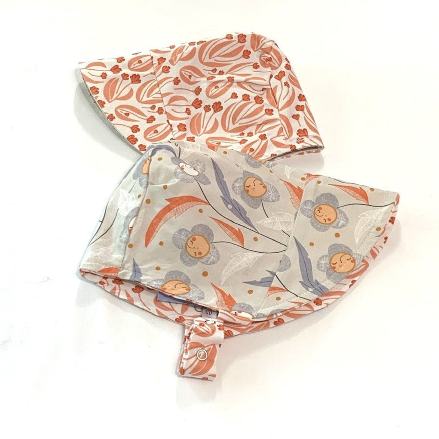 Organic Reversible EcoBonnet Sun Hat - Bloom Together