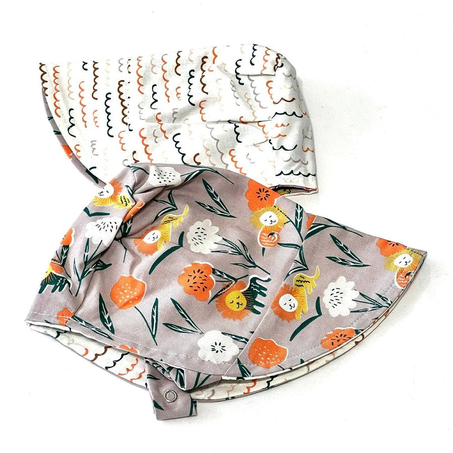 Organic Reversible EcoBonnet Sun Hat - Leo