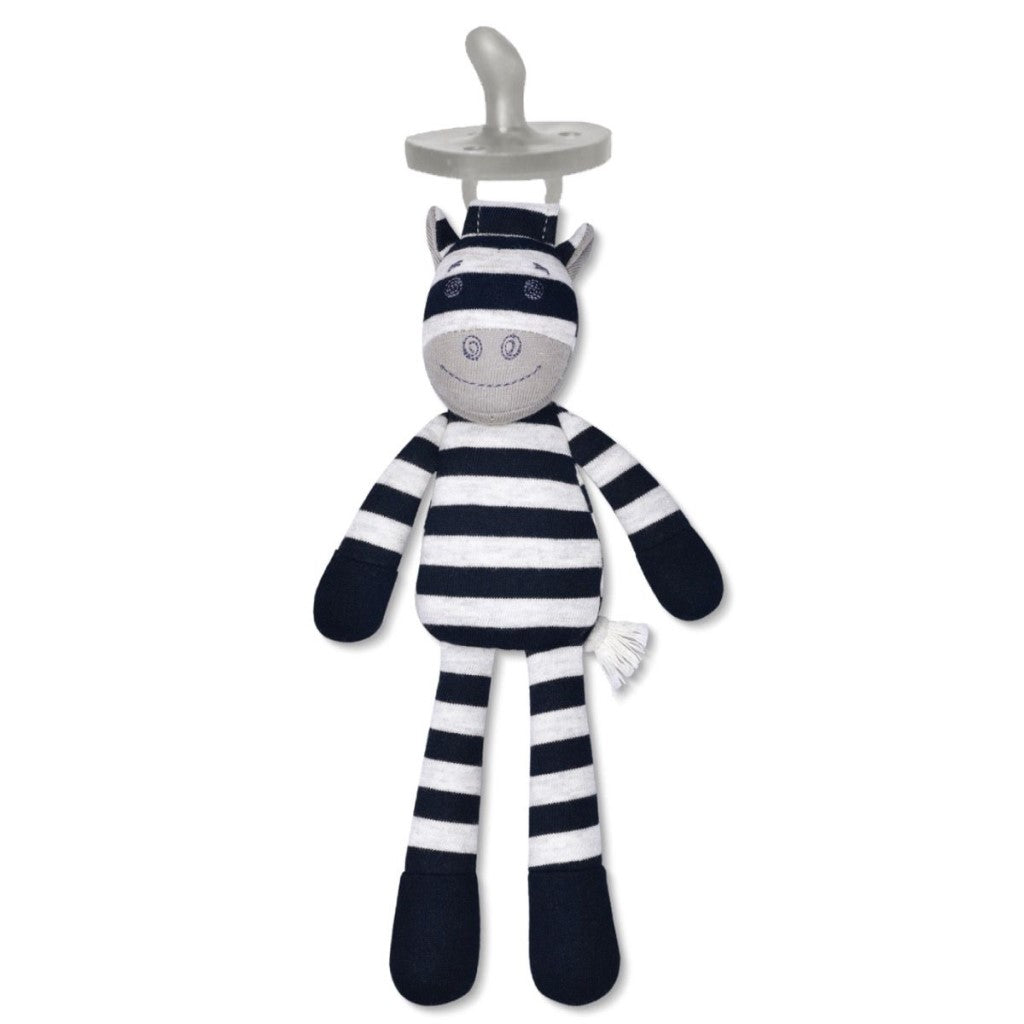 Organic Farm Pacifier Buddy - Ziggy Zebra Organic Farm Pacifier Buddy - Ziggy Zebra