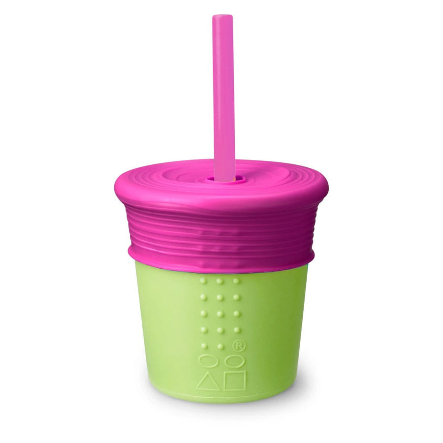silicone cup with straw