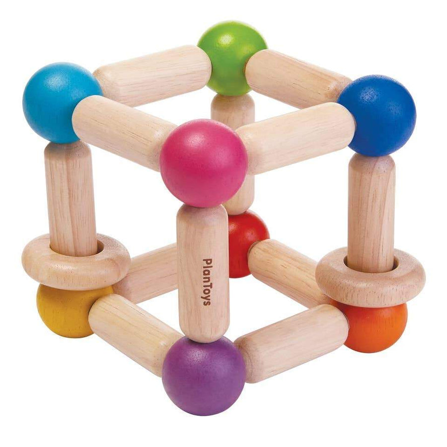 Square Clutching Toy - Bright