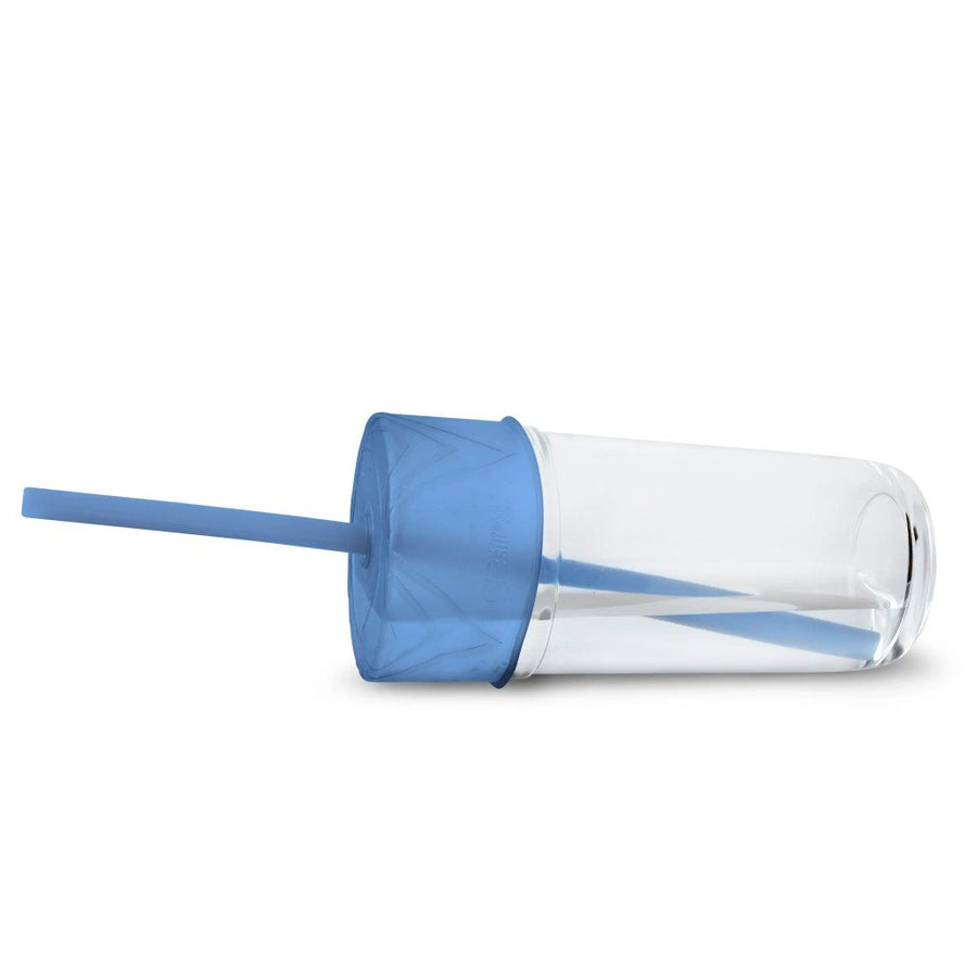 Stretchy Silicone Straw Lid with Straw