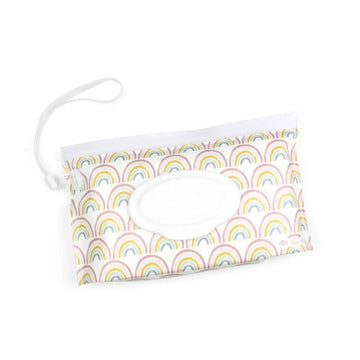 Take and Travel™ Pouch Reusable Wipes Case - Rainbow