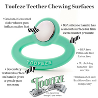 Metal baby teether discount
