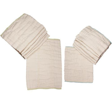 Unbleached Cotton Cloth Prefold Diapers