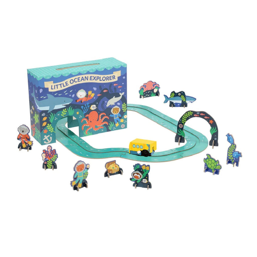 Wind Up & Go Play Set - Little Ocean Explorer