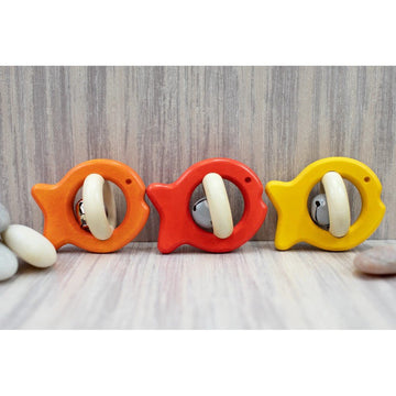 Wooden Fish Rattle