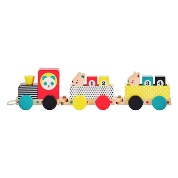 Wooden Pull Along Train