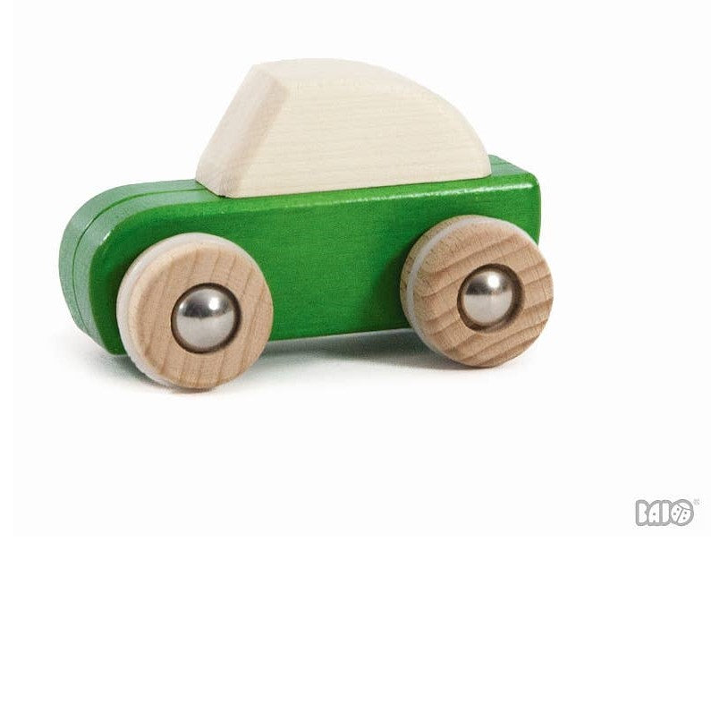 Wooden Pull-Back Car