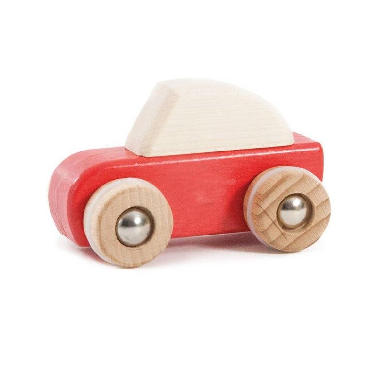 Wooden Pull-Back Car