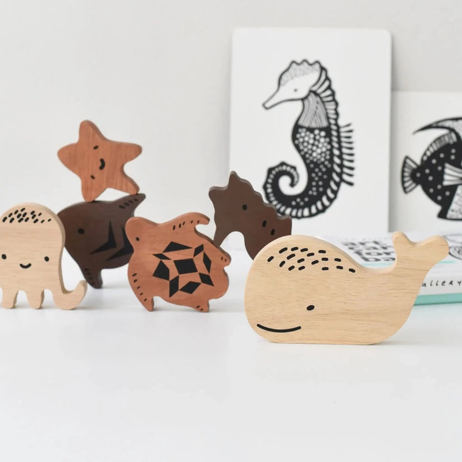 Wooden Tray Puzzle - Ocean Animals