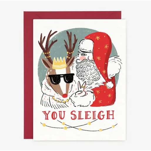 You Sleigh Holiday Card